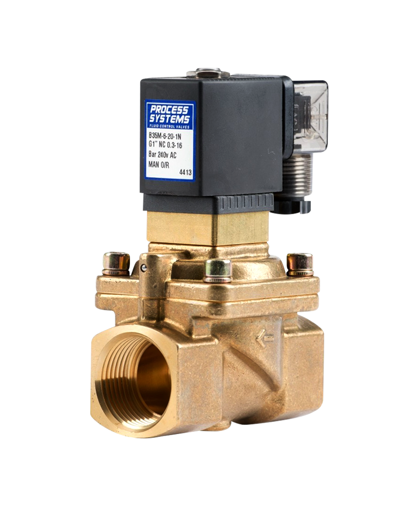 Manual Override Solenoid Valve